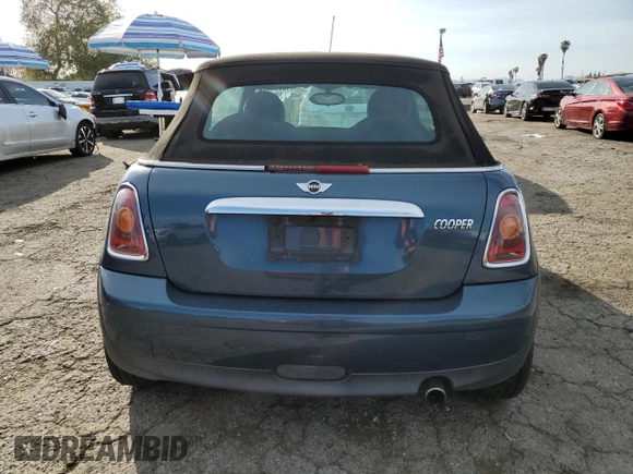 2009 MINI Convertible с VIN WMWMR33589TU96481, выставлен на аукционе Copart как лот 45398985 с пробегом 144 792 миль миль и Чистый • Clean title. История ставок и продаж доступна на DreamBid. Изображение 6.