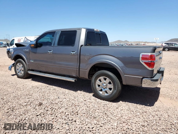2012 Ford F-150 XL with VIN 1FTFW1ET4CKD78574, listed as a Copart auction lot 62600615 with 126,985 mi miles and Salvage title. Bid and sale history available at DreamBid. Image 2.