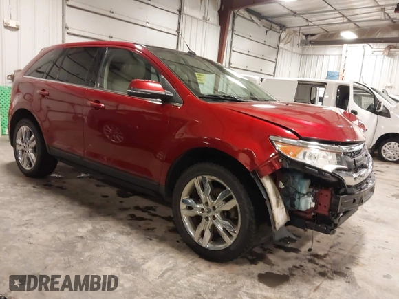 2013 Ford Edge Limited with VIN 2FMDK4KC7DBC89002, listed as a IAAI auction lot 41882719 with 250,474 mi miles. Bid and sale history available at carsss.com. Image 1.