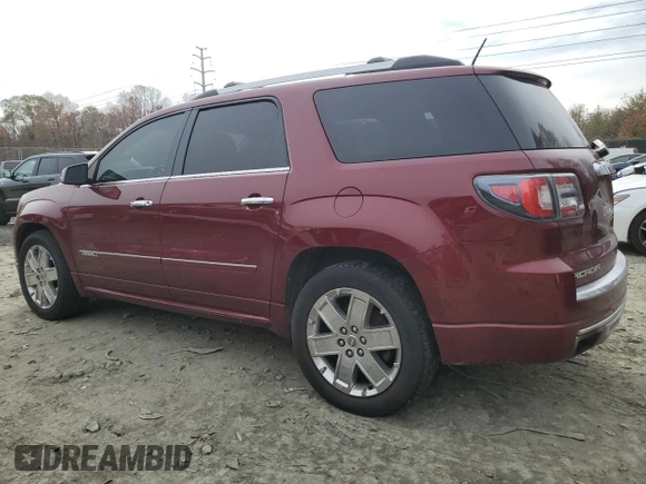 2016 GMC Acadia Denali with VIN 1GKKVTKD4GJ284205, listed as a Copart auction lot 41956675 with 0 mi miles and Non Repairable. Bid and sale history available at carsss.com. Image 2.