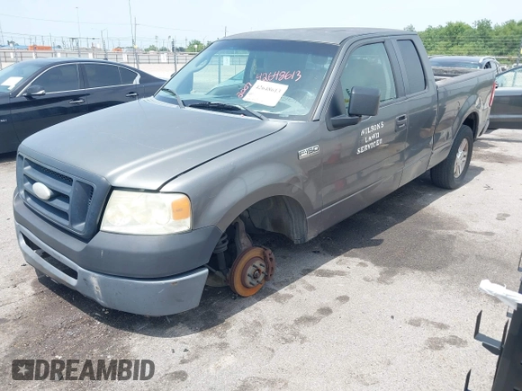 2007 Ford F-150 STX with VIN 1FTRX12W57NA70455, listed as a IAAI auction lot 42648613 with 295,961 mi miles and . Bid and sale history available at DreamBid. Image 2.