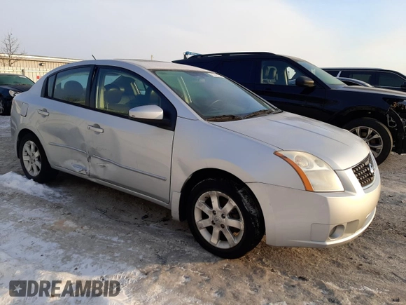 2007 Nissan Sentra 2.0 with VIN 3N1AB61E87L675428, listed as a Copart auction lot 41842035 with 115,651 mi miles and Salvage Title. Bid and sale history available at DreamBid. Image 4.
