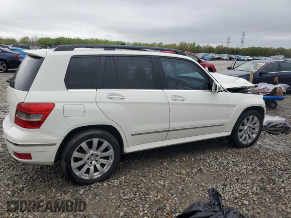 2012 Mercedes-Benz GLK with VIN WDCGG5GB6CF879286, listed as a Copart auction lot 51648875 with 124,058 mi miles and Salvage Title. Bid and sale history available at carsss.com. Image 3.