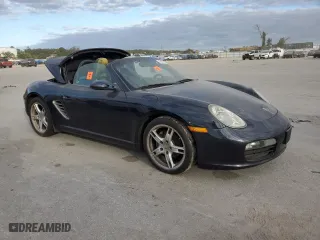 2007 Porsche Boxster with VIN WP0CA29867U710182, listed as a Copart auction lot 76179114 with 0 mi miles and Clean Title. Bid and sale history available at carsss.com. Image 4.