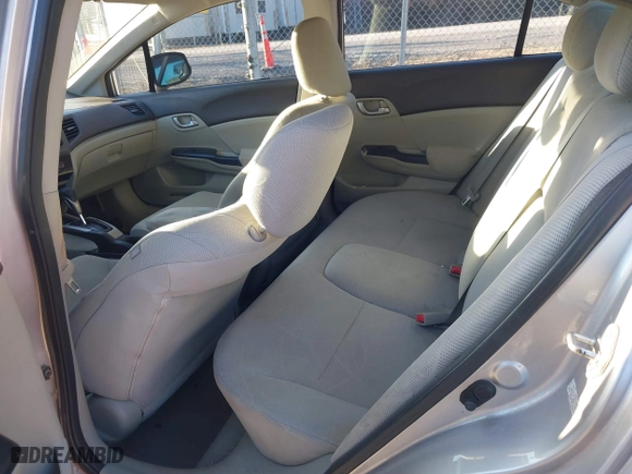 2012 Honda Civic Sdn LX with VIN 2HGFB2F57CH319433, listed as a IAAI auction lot 41536201 with 135,514 mi miles. Bid and sale history available at carsss.com. Image 8.