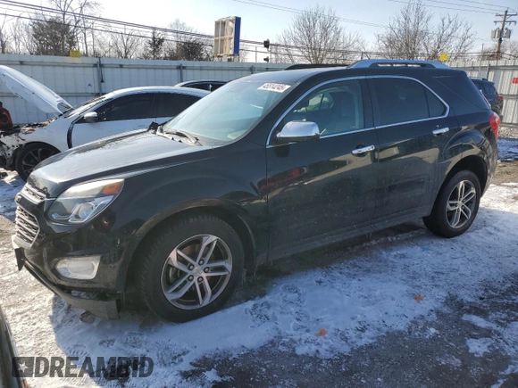 2017 Chevrolet Equinox Premier with VIN 2GNFLGE37H6221909, listed as a Copart auction lot 45514245 with 143,088 mi miles and Salvage Title. Bid and sale history available at carsss.com. Image 1.