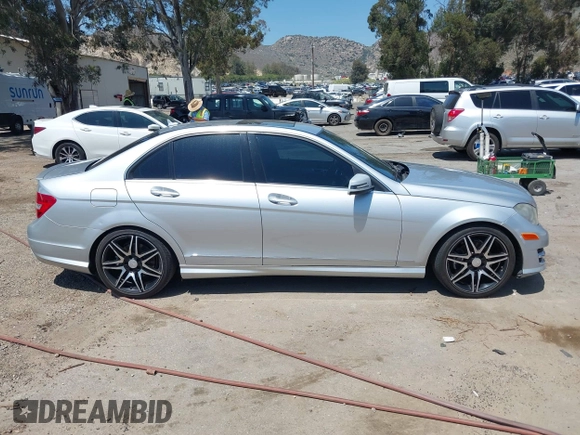 2014 Mercedes-Benz C 250 Sport with VIN WDDGF4HB5ER307781, listed as a IAAI auction lot 42223138 with 186,457 mi miles and . Bid and sale history available at DreamBid. Image 13.
