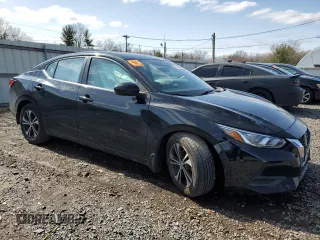 2021 Nissan Sentra SV with VIN 3N1AB8CV7MY306860, listed as a Copart auction lot 47939825 with 34,409 mi miles and Salvage title. Bid and sale history available at DreamBid. Image 4.