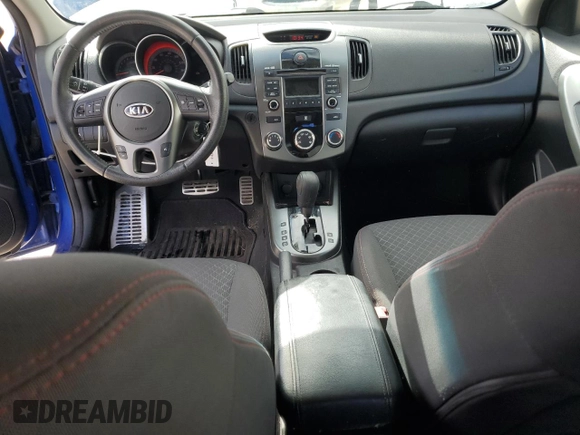 2010 Kia Forte SX with VIN KNAFW4A37A5310320, listed as a Copart auction lot 49351375 with 123,947 mi miles and Salvage Title. Bid and sale history available at carsss.com. Image 8.