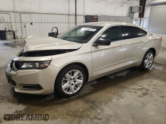 2015 Chevrolet Impala LS with VIN 2G11Z5SLXF9226133, listed as a Copart auction lot 54341745 with 111,852 mi miles and Salvage Title. Bid and sale history available at DreamBid. Image 1.