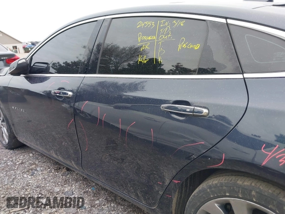 2016 Chevrolet Malibu Premier with VIN 1G1ZH5SX6GF262547, listed as a IAAI auction lot 41905127 with 181,183 mi miles and . Bid and sale history available at DreamBid. Image 14.