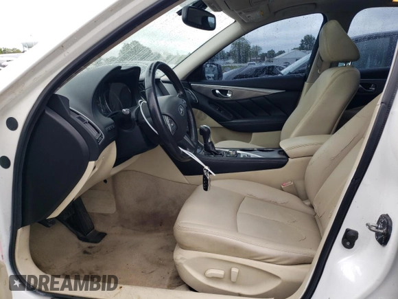 2015 Infiniti Q50 Premium z VIN JN1BV7AR9FM396109, wystawiony jako Copart lot #58215035 z przebiegiem 134 482 mil mil oraz Szkody całkowita. Historia ofert i sprzedaży dostępna na DreamBid. Obrazek 7.