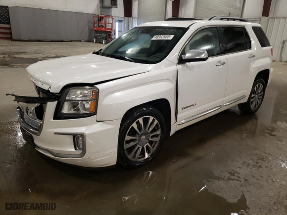 2017 GMC Terrain Denali with VIN 2GKFLVE30H6262562, listed as a Copart auction lot 48303965 with 138,357 mi miles and Salvage Title. Bid and sale history available at carsss.com. Image 1.