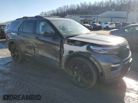 2023 Ford Explorer ST-Line с VIN 1FMSK8KH1PGA46700, выставлен на аукционе Copart как лот 42696075 с пробегом 33 707 миль миль и Списание • Salvage title. История ставок и продаж доступна на DreamBid. Изображение 4.