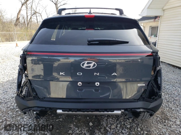 2025 Hyundai Kona SEL Convenience with VIN KM8HCCAB0SU201674, listed as a Copart auction lot 80326934 with 176 mi miles and Salvage Title. Bid and sale history available at DreamBid. Image 6.
