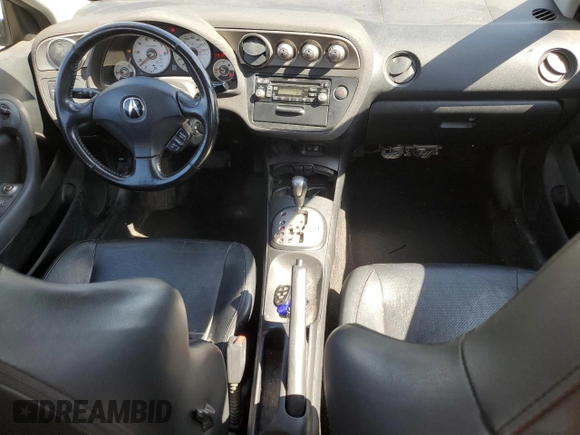 2002 Acura RSX Auto with VIN JH4DC54832C808526, listed as a Copart auction lot 54863135 with 376,120 mi miles and Clean Title. Bid and sale history available at carsss.com. Image 8.