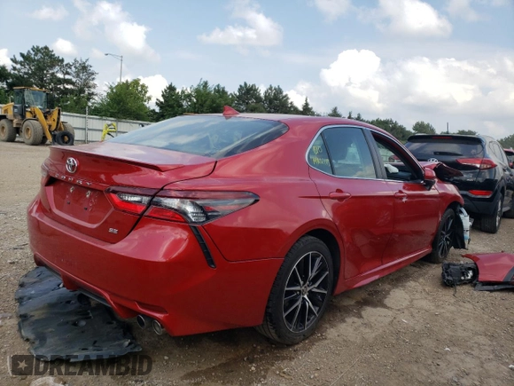 2021 Toyota Camry SE Nightshade with VIN 4T1G11AK9MU467168, listed as a Copart auction lot 65802714 with Not Provided miles and Salvage Title. Bid and sale history available at carsss.com. Image 3.