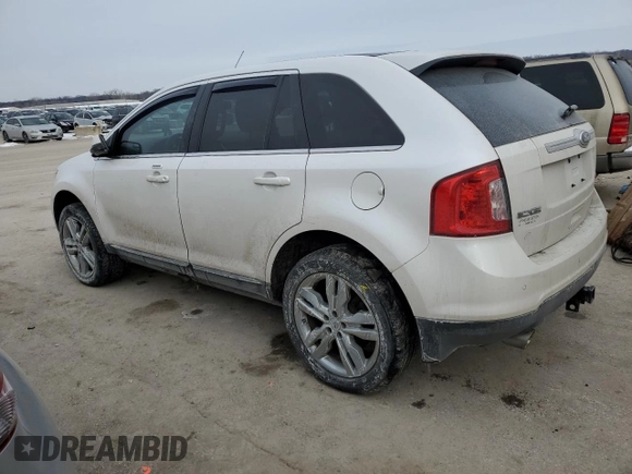 2013 Ford Edge Limited with VIN 2FMDK4KCXDBB11407, listed as a Copart auction lot 45391285 with 137,904 mi miles and Salvage Title. Bid and sale history available at carsss.com. Image 2.