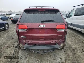 2016 Jeep Grand Cherokee Limited with VIN 1C4RJFBM7GC319718, listed as a Copart auction lot 45948905 with Not provided miles and Salvage title. Bid and sale history available at DreamBid. Image 6.