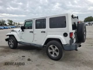 2018 Jeep Wrangler JK Unlimited Sahara with VIN 1C4BJWEG0JL832808, listed as a Copart auction lot 81703604 with 0 mi miles and Non Repairable. Bid and sale history available at carsss.com. Image 2.