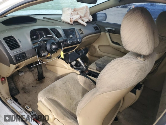 2006 Honda Civic Cpe LX with VIN 2HGFG11636H548675, listed as a Copart auction lot 43033785 with 289,976 mi miles and Salvage Title. Bid and sale history available at carsss.com. Image 8.