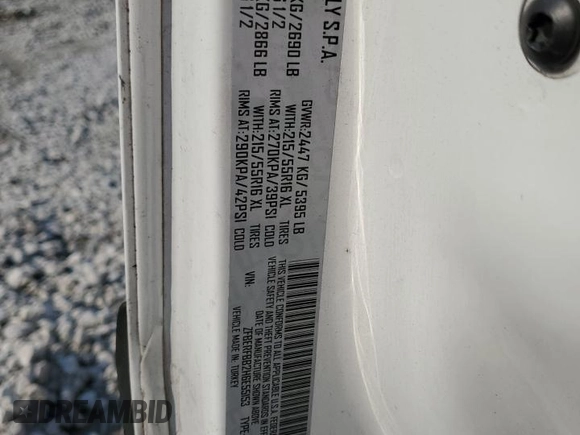 2017 Ram ProMaster City Cargo Van Tradesman SLT with VIN ZFBERFBB2H6E55153, listed as a Copart auction lot 46472395 with 179,975 mi miles and Clean Title. Bid and sale history available at carsss.com. Image 13.