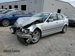 2002 BMW 3 Series 330i with VIN WBAEV53472KM01780, listed as a Copart auction lot 80667794 with 0 mi miles and Salvage Title. Bid and sale history available at carsss.com. Image 1.