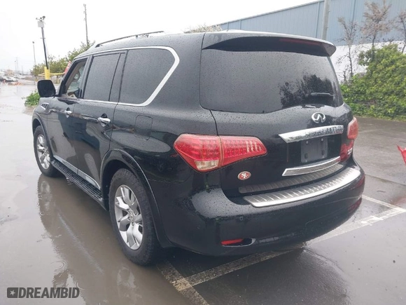 2011 Infiniti QX56 7-passenger with VIN JN8AZ2NE1B9001378, listed as a IAAI auction lot 41681581 with NaN miles. Bid and sale history available at carsss.com. Image 3.