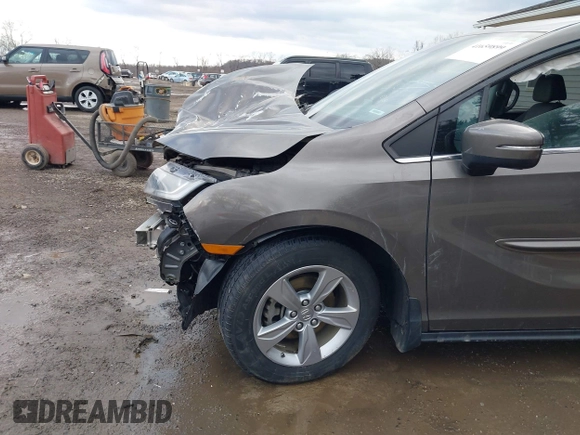 2019 Honda Odyssey EX with VIN 5FNRL6H50KB097304, listed as a IAAI auction lot 41659899 with 128,641 mi miles. Bid and sale history available at carsss.com. Image 18.