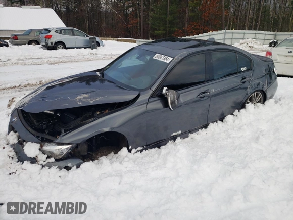 2015 BMW 3 Series 335i xDrive with VIN WBA3B9C51FJ466314, listed as a Copart auction lot 83067354 with 123,643 mi miles and Salvage title. Bid and sale history available at DreamBid. Image 1.