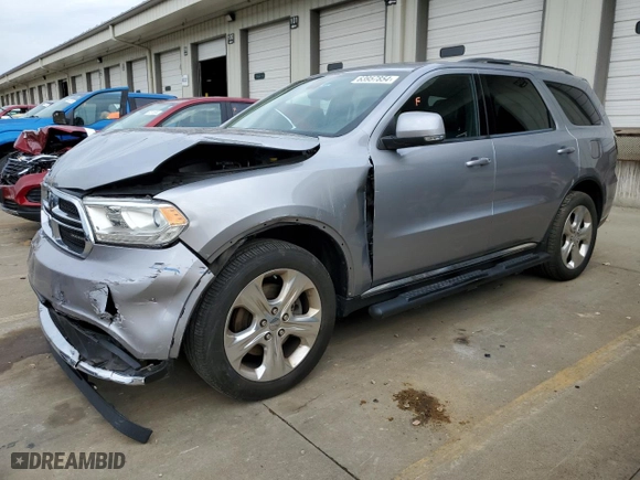 2014 Dodge Durango Limited with VIN 1C4SDJDT7EC358984, listed as a Copart auction lot 63957854 with 173,216 mi miles and Salvage Title. Bid and sale history available at carsss.com. Image 1.