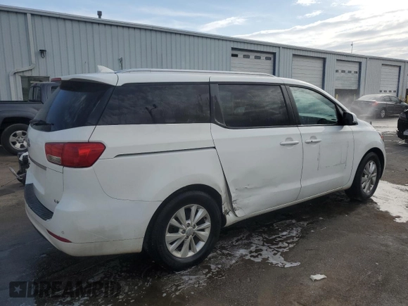 2018 Kia Sedona LX with VIN KNDMB5C12J6386786, listed as a Copart auction lot 52376775 with 140,750 mi miles and Salvage Title. Bid and sale history available at DreamBid. Image 3.