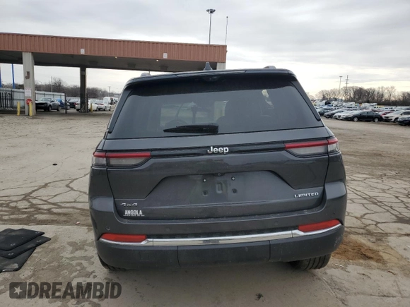 2024 Jeep Grand Cherokee Limited with VIN 1C4RJHBG8RC697037, listed as a Copart auction lot 47288305 with 6,971 mi miles and Salvage title. Bid and sale history available at DreamBid. Image 6.