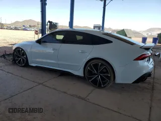 2022 Audi RS 7 z VIN WUAPCBF27NN902149, wystawiony jako Copart lot #54994225 z przebiegiem 12 848 mil mil oraz Szkoda całkowita • Salvage title. Historia ofert i sprzedaży dostępna na DreamBid. Obrazek 2.