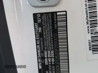 2013 Mercedes-Benz E 550 с VIN WDDKJ7DB2DF209372, выставлен на аукционе Copart как лот 74317084 с пробегом Не указан миль и На запчасти • Non repairable. История ставок и продаж доступна на DreamBid. Изображение 13.