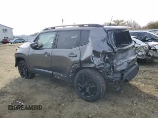 2018 Jeep Renegade Altitude with VIN ZACCJBBB9JPG71487, listed as a Copart auction lot 43270695 with 112,018 mi miles and Salvage title. Bid and sale history available at DreamBid. Image 2.