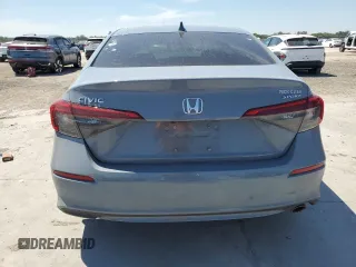 2024 Honda Civic Sedan Sport with VIN 2HGFE2F56RH551473, listed as a Copart auction lot 50206415 with 25,797 mi miles and Salvage Title. Bid and sale history available at carsss.com. Image 6.