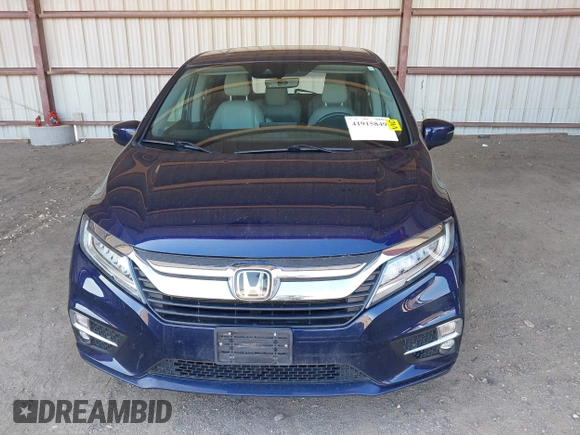 2020 Honda Odyssey Touring with VIN 5FNRL6H82LB015715, listed as a IAAI auction lot 41915849 with 69,603 mi miles and . Bid and sale history available at DreamBid. Image 13.