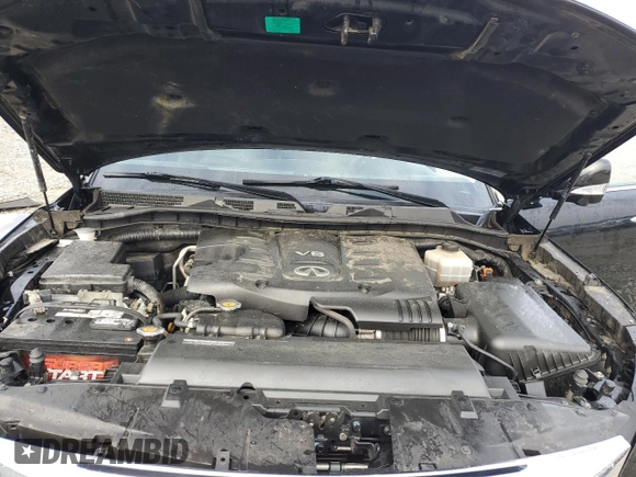 2015 Infiniti QX80 with VIN JN8AZ2NF3F9574006, listed as a Copart auction lot 46035175 with 184,830 mi miles and Salvage Title. Bid and sale history available at carsss.com. Image 12.