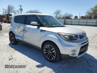 2018 Kia Soul + with VIN KNDJP3A52J7504697, listed as a Copart auction lot 48595585 with 52,248 mi miles and Salvage Title. Bid and sale history available at carsss.com. Image 4.