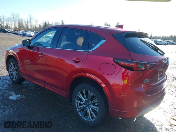 2024 Mazda CX-5 2.5 Turbo Signature with VIN JM3KFBXY5R0422722, listed as a IAAI auction lot 41496349 with 11,914 mi miles. Bid and sale history available at carsss.com. Image 3.