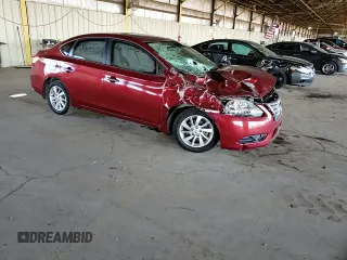 2015 Nissan Sentra SV with VIN 3N1AB7AP7FY377297, listed as a Copart auction lot 50177905 with 134,147 mi miles and Salvage Title. Bid and sale history available at DreamBid. Image 11.
