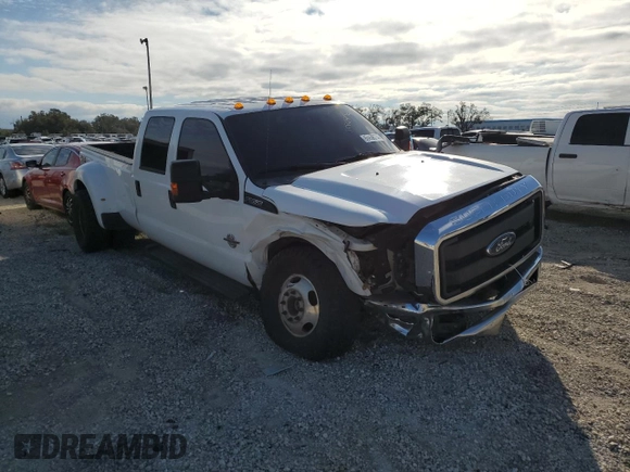 2015 Ford F-350 Lariat with VIN 1FT8W3DT6FEA20658, listed as a Copart auction lot 86958574 with Not provided miles and Salvage title. Bid and sale history available at DreamBid. Image 4.