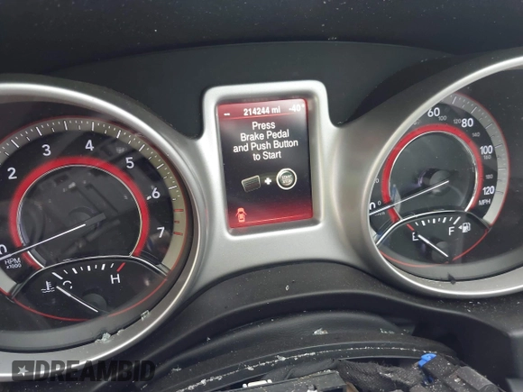 2015 Dodge Journey R/T with VIN 3C4PDDEG3FT555035, listed as a IAAI auction lot 41067936 with 214,244 mi miles and . Bid and sale history available at DreamBid. Image 7.