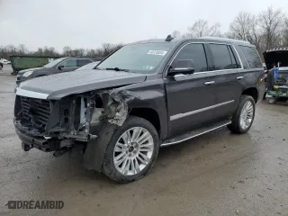 2016 Cadillac Escalade Platinum with VIN 1GYS4DKJ9GR327698, listed as a Copart auction lot 40328834 with 88,881 mi miles. Bid and sale history available at carsss.com. Image 1.