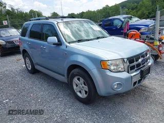 2008 Ford Escape Hybrid with VIN 1FMCU59H38KE68792, listed as a IAAI auction lot 42769235 with 140,760 mi miles and . Bid and sale history available at DreamBid. Image 1.