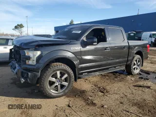 2015 Ford F-150 XLT with VIN 1FTEW1EF3FFC13988, listed as a Copart auction lot 50088995 with 103,745 mi miles and Clean Title. Bid and sale history available at carsss.com. Image 1.