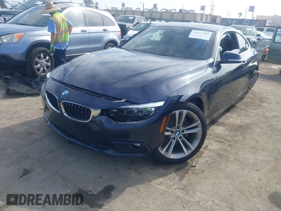 2019 BMW 4 Series 430i with VIN WBA4W3C52KAF92233, listed as a IAAI auction lot 41472809 with 41,279 mi miles and . Bid and sale history available at DreamBid. Image 16.