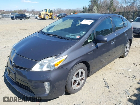 2012 Toyota Prius One with VIN JTDKN3DU5C5507573, listed as a IAAI auction lot 41887602 with 142,708 mi miles. Bid and sale history available at carsss.com. Image 17.