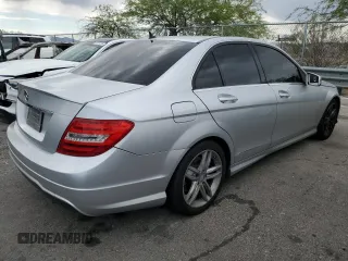 2014 Mercedes-Benz C 250 Sport with VIN WDDGF4HB8EA959924, listed as a Copart auction lot 62961665 with 181,528 mi miles and Clean title. Bid and sale history available at DreamBid. Image 3.